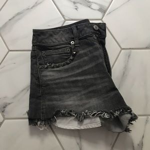 American Eagle high-rise denim shorts